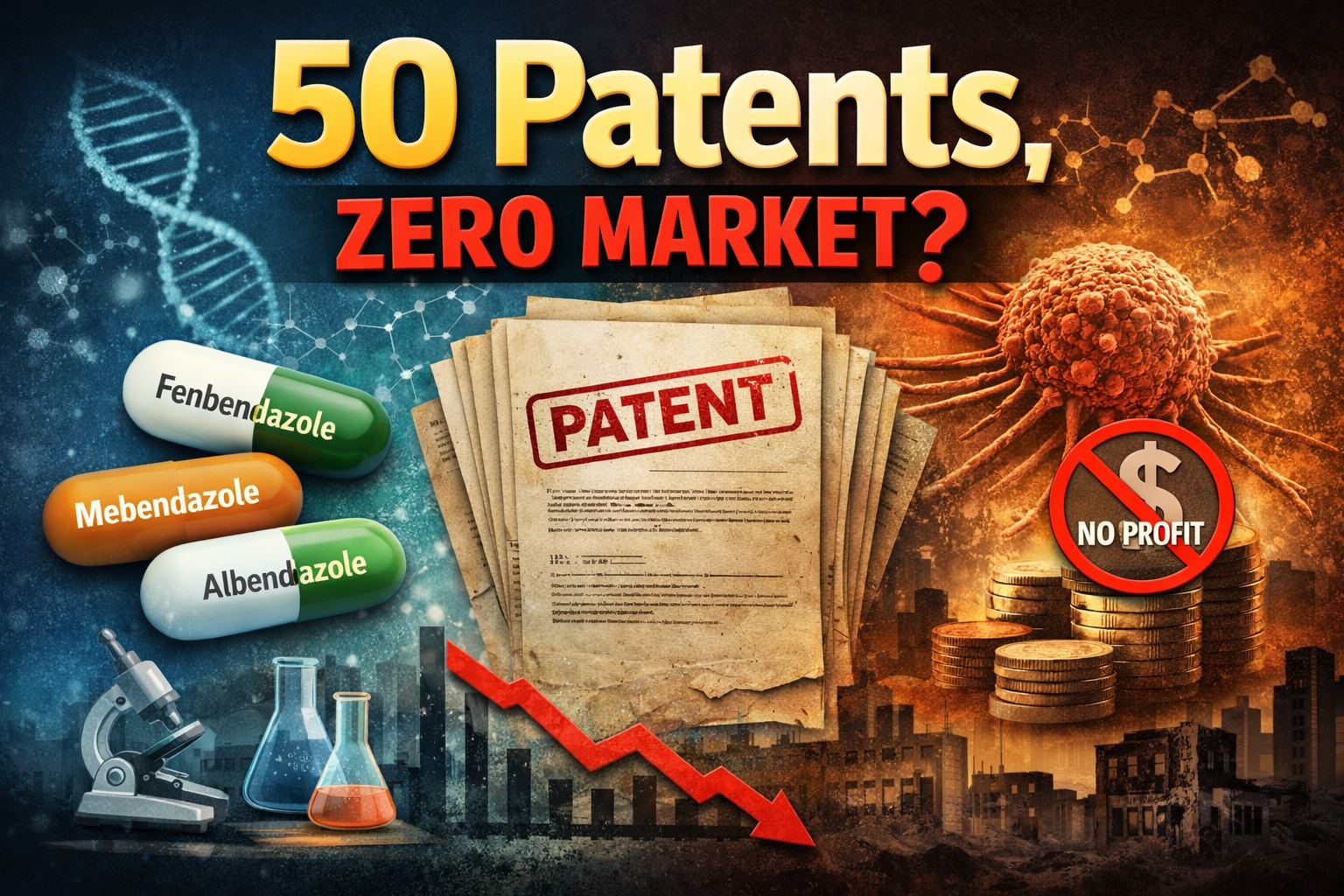 Real Story on Anthelmintics: 50 Patents Exist but Zero Market Exists?