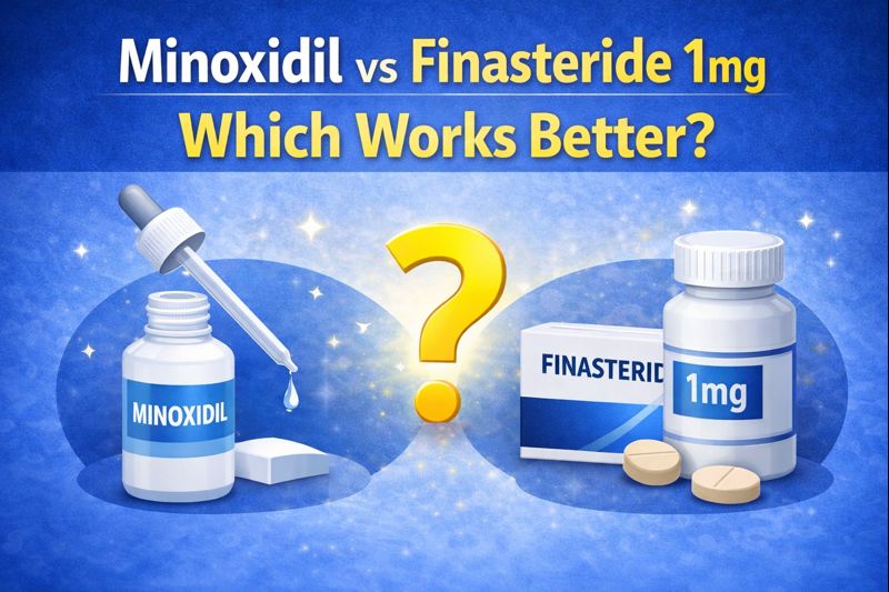 Minoxidil vs Finasteride 1mg: Which One Works Better for Hair Loss?