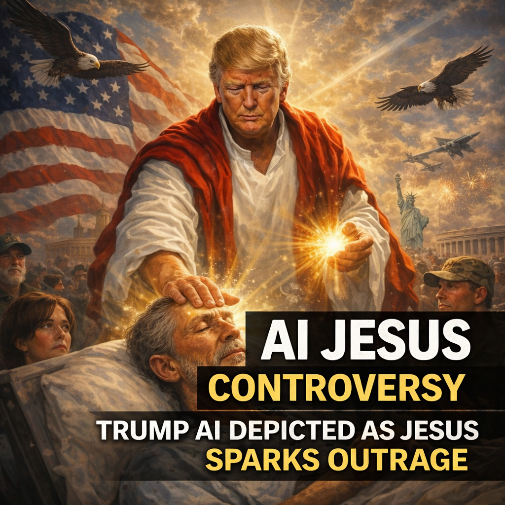 Trump’s AI Image Controversy: “Jesus Depiction” Sparks Backlash