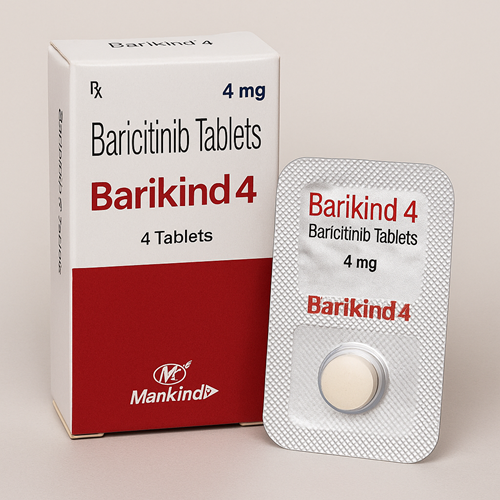 Barikind 4mg package and packaging box close-up image