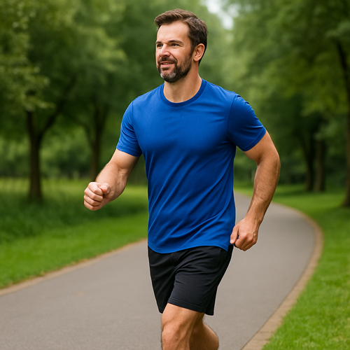 Brisk walking exercise for cardiovascular health in men