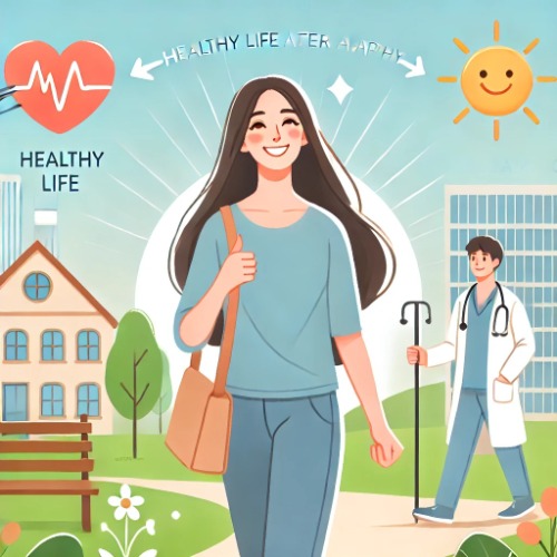 Healthy individual enjoying daily life after Vibramycin treatment