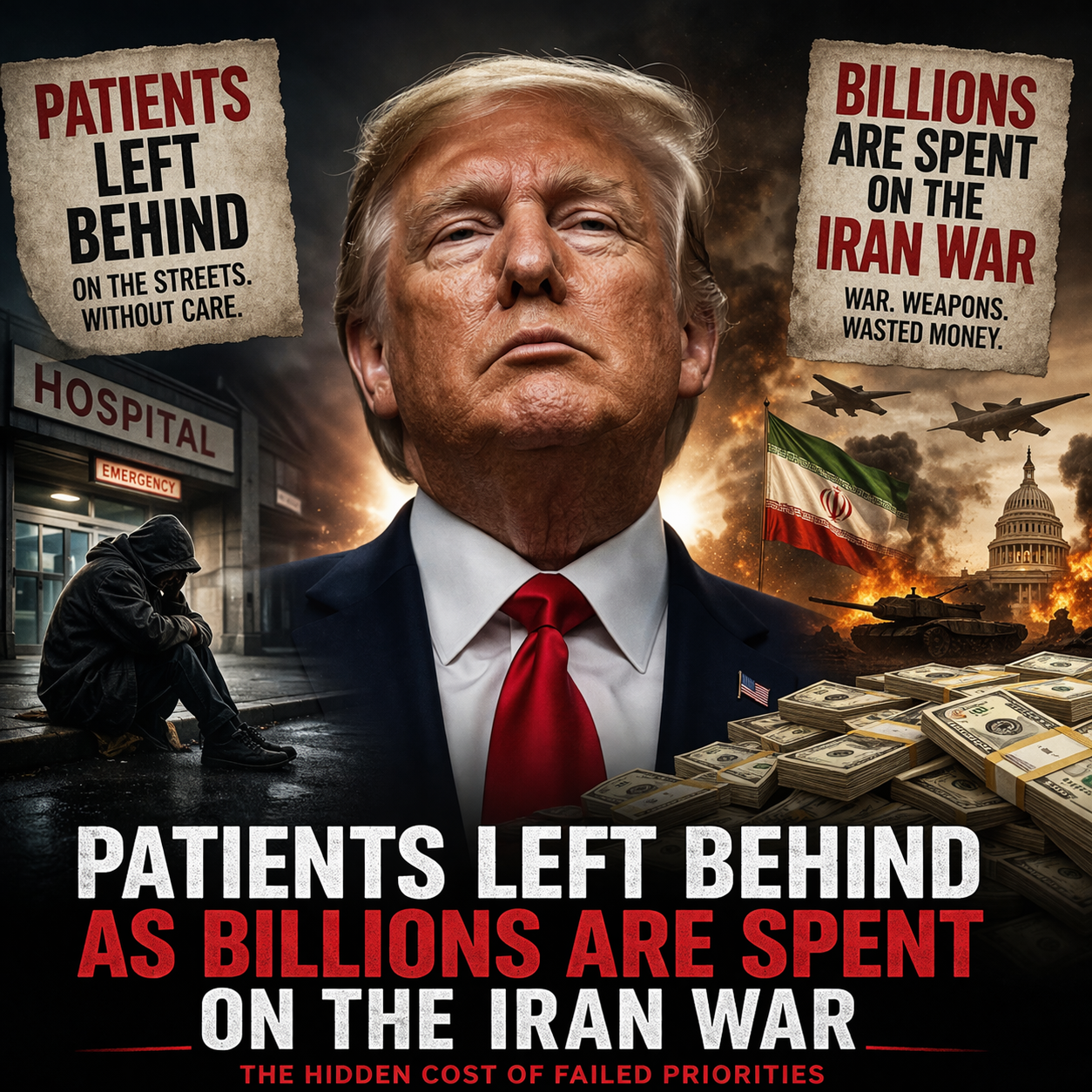 Patients Left Behind as Billions Are Spent on the Iran War