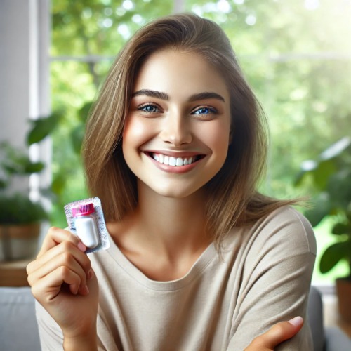 Healthy patient smiling after Doxycycline treatment