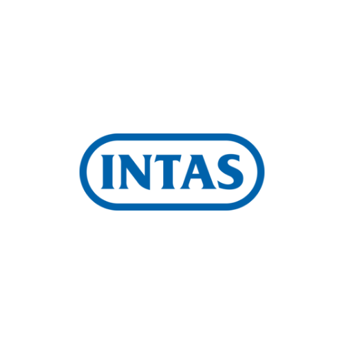 Intas Pharmaceuticals logo – manufacturer of Minoxidil, Finasteride, Tretinoin, Orlistat, and Escitalopram formulations