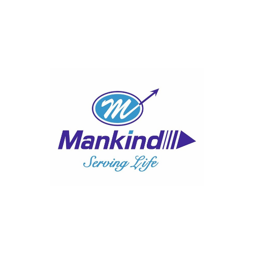 Mankind Pharma logo – manufacturer of Terbinafine, Ivermectin, Clarithromycin, and Sildenafil formulations