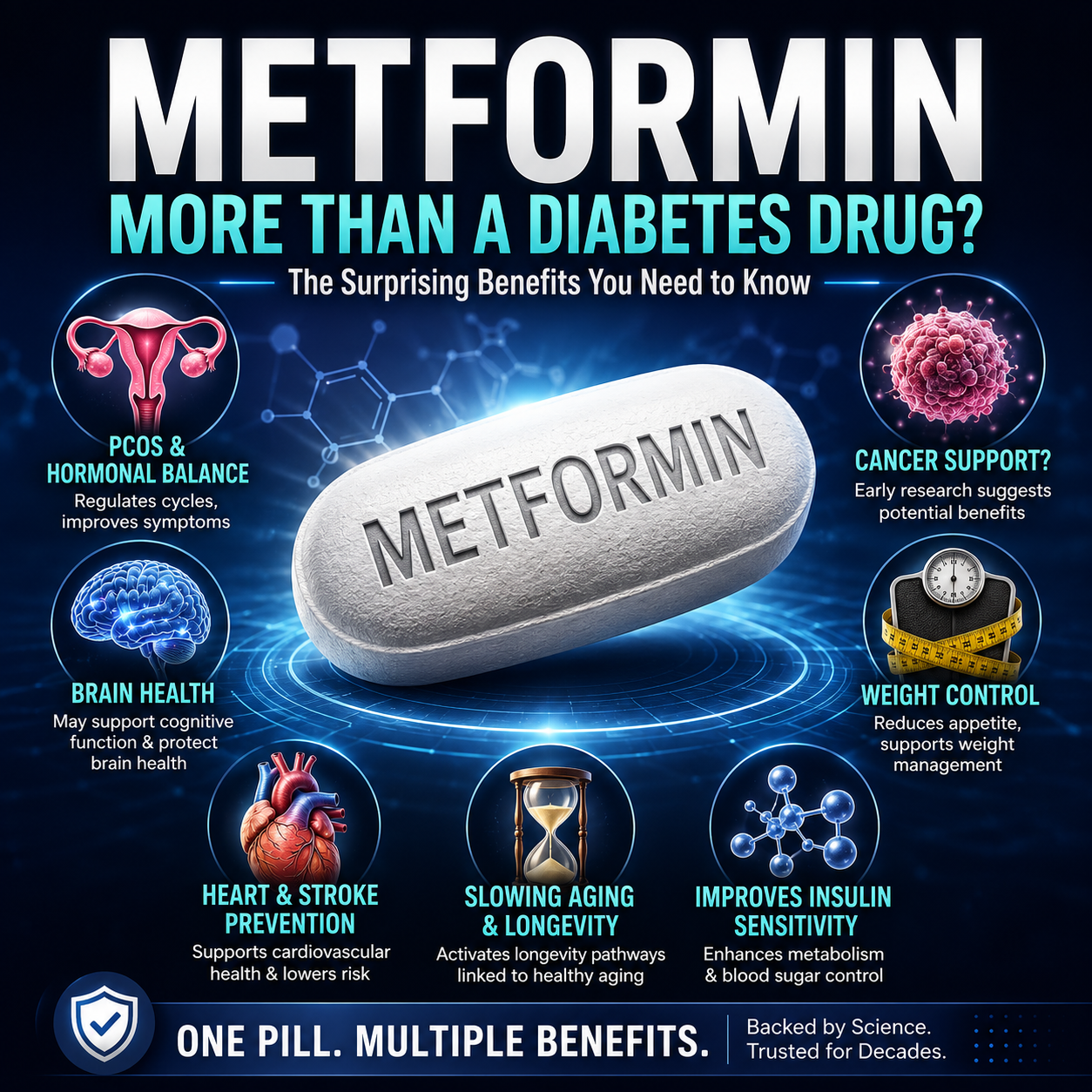 Metformin: More Than a Diabetes Drug? Exploring the Surprising Benefits Beyond Blood Sugar