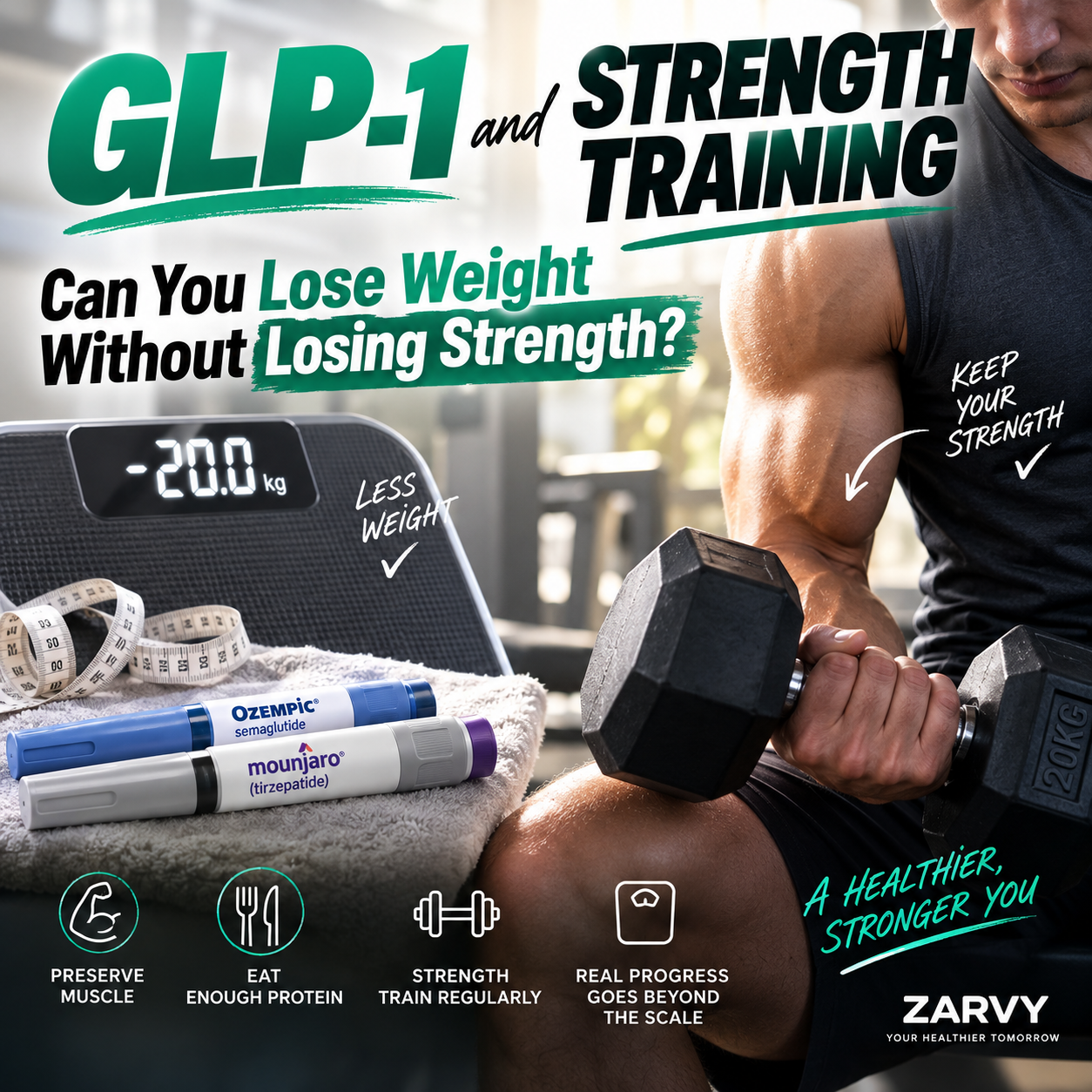 GLP 1 and Strength Training: Can You Lose Weight Without Losing Strength?