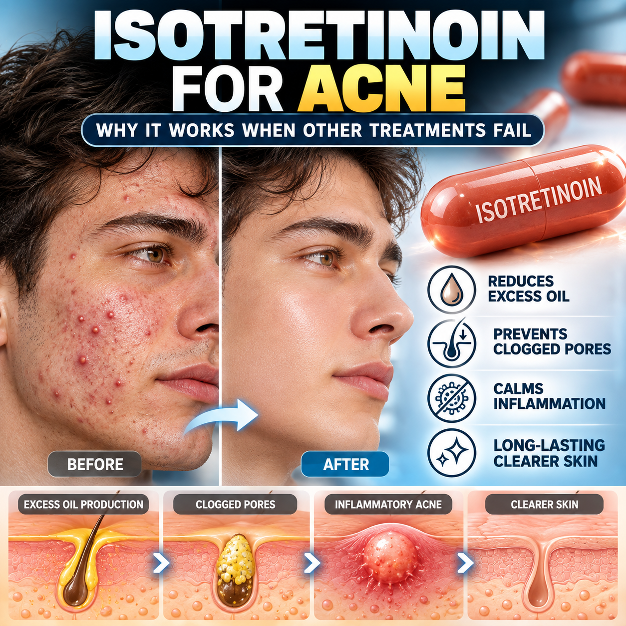 Isotretinoin for Acne: Why It Works When Other Treatments Fail