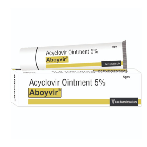 Aboyvir Ointment 5gm tube with box packaging