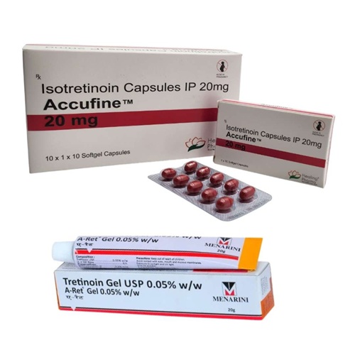 Accufine 20mg + A-Ret 0.05% Gel