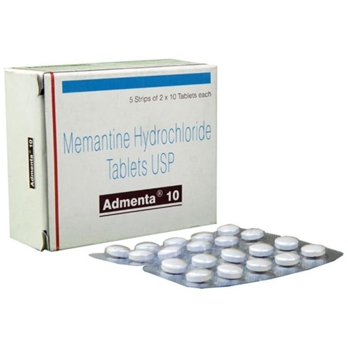 Admenta 10 tablets front box packaging with 100 tablets