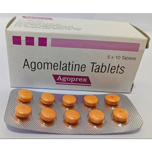 Agoprex 25 50 Tablets box with outer carton