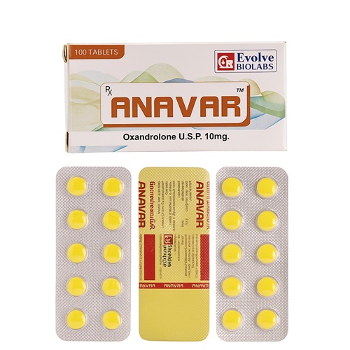 Anavar 10mg 100 Tablets blister strip close-up