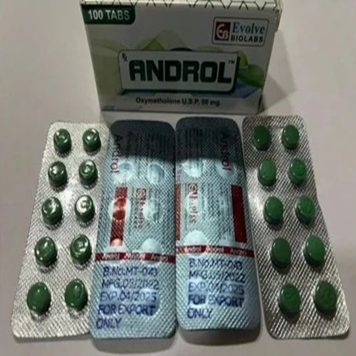 Androl 50mg 100 Tablets blister strip close-up
