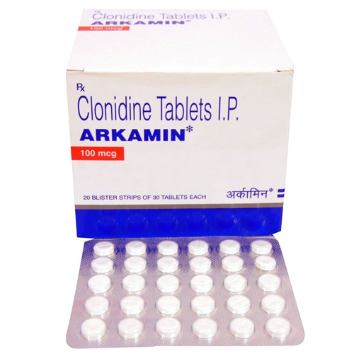 Arkamin 100mg tablets blister pack with branded outer carton packaging