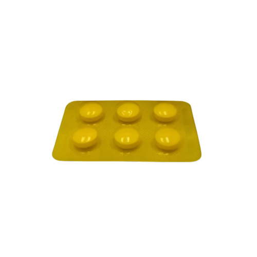 Aterix 250mg (Azithromycin) yellow blister pack containing six round tablets
