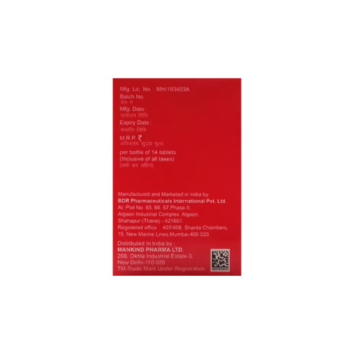 Barikind 4mg tablets box with blister pack