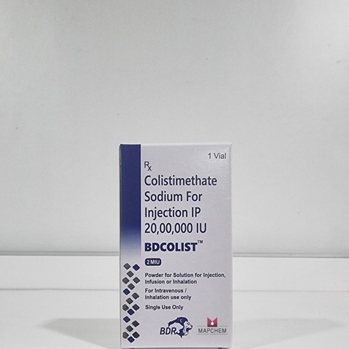 Bdcolist 2 MIU injection box – prescription antibiotic for multidrug-resistant bacterial infections