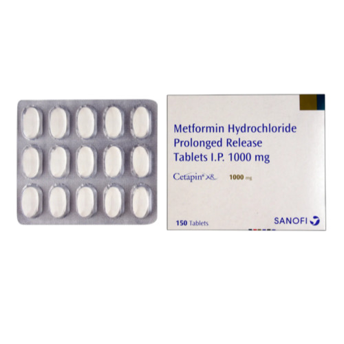 Cetapin XR 1000mg tablets blister strip close-up