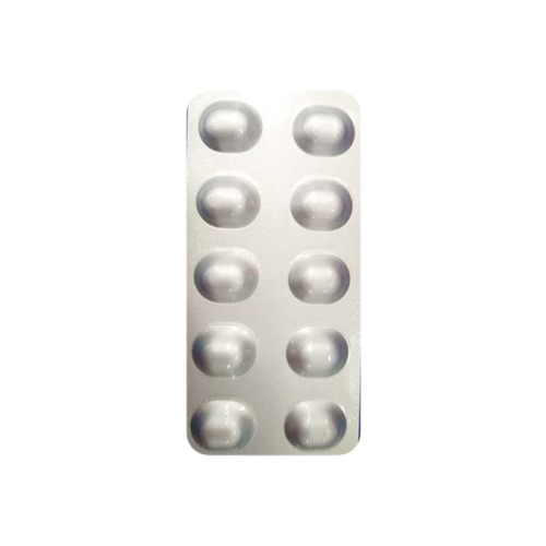 Dapanta 10 blister strip with tablets, packaging and cavities identifiable