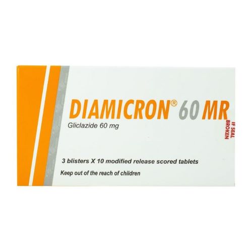 Diamicron MR 60 - 30 Tablets