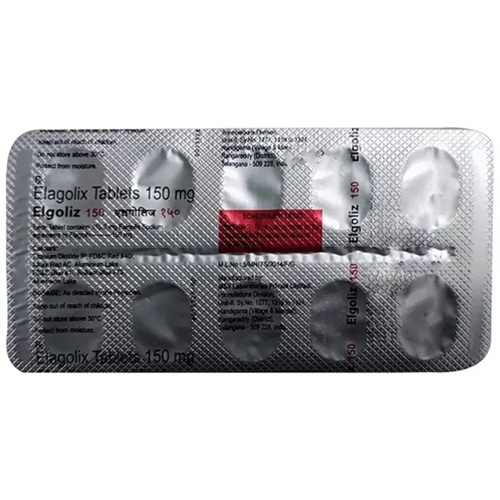 Elgoliz 150 100 tablets blister pack elagolix hormone therapy for endometriosis online pharmacy