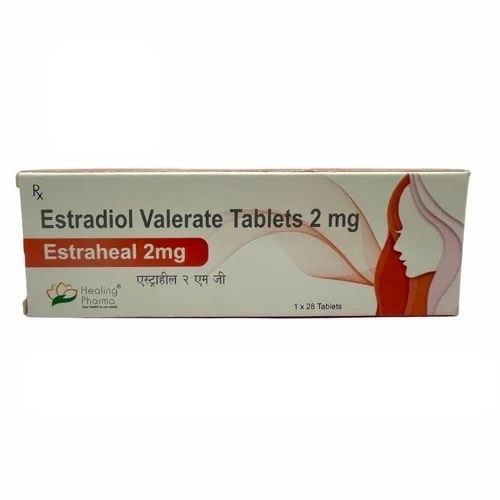 Estraheal 2 28 tablets branded box packaging estradiol hormone therapy online pharmacy
