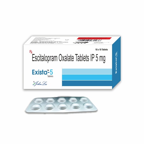 Exista 5 100 Tablets front box packaging