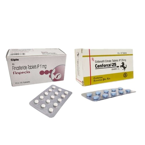Finpecia 1mg + Cenforce 25