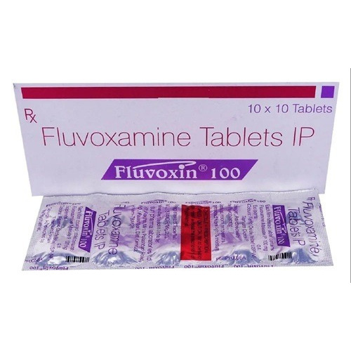 Fluvoxin 100 100 Tablets front box packaging