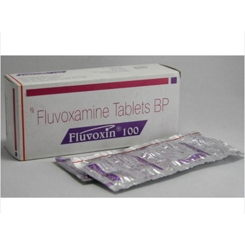 Fluvoxin 100 100 Tablets box with outer carton