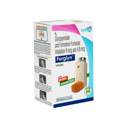 Forglyn Inhaler device with orange cap