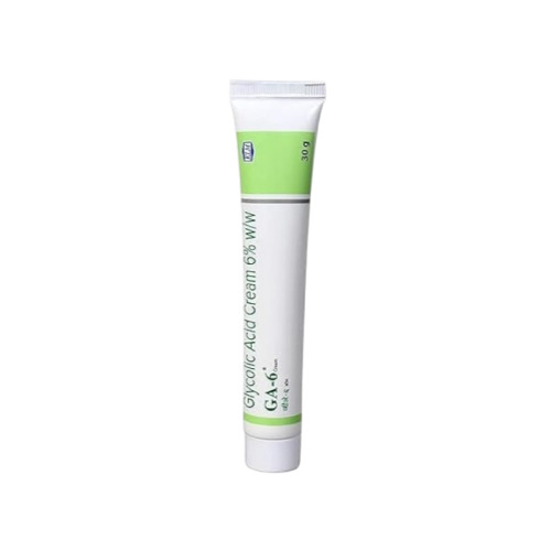 GA 6 Cream 30gm (Glycolic Acid 6%) single tube standing upright with label visible