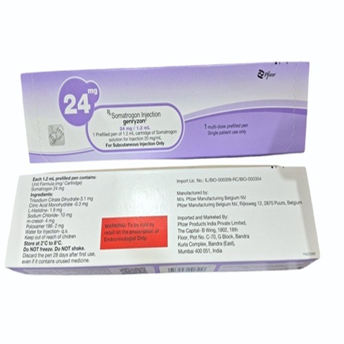 Genryzon Prefilled Injection Pen 24mg/1.2ml front box packaging