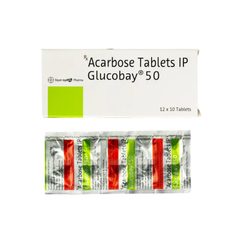 Glucobay 50 - 120 Tablets