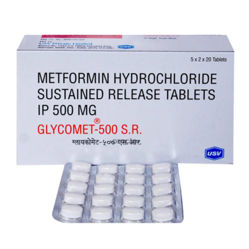 Glycomet SR 500mg - 200 Tablets