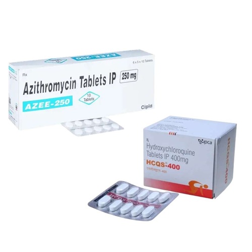 HCQS 400mg + Azee 250mg