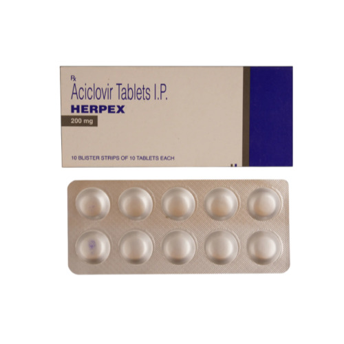 Herpex 200 - 100 Tablets