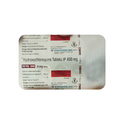 HETQ 400 tablets blister strip close-up