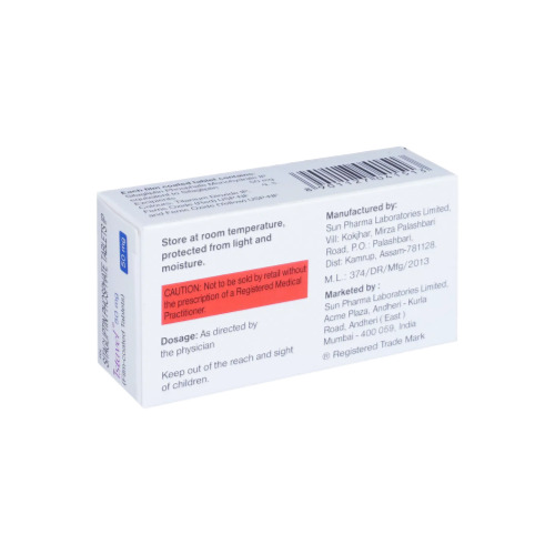 Istavel 50 tablets side box packaging with product details