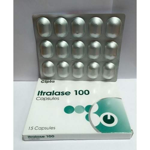 Itralase 100 15 Capsules box with outer carton