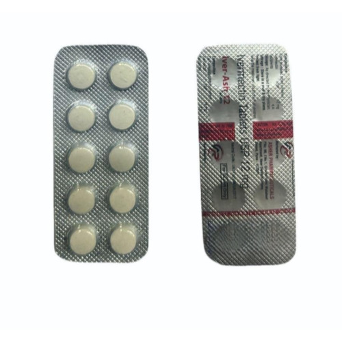Iver-Ash 12 tablets blister strip close-up
