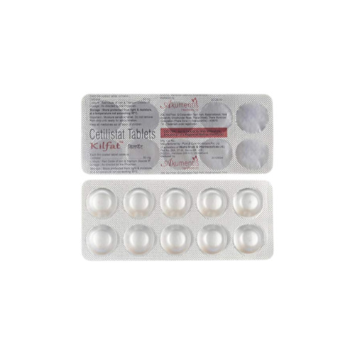 Kilfat 60 tablets blister strips close-up view