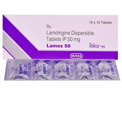 Lamez 50 tablets front box packaging with 100 tablets