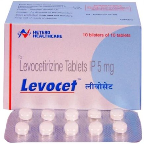 Levocet 5 - 100 Tablets