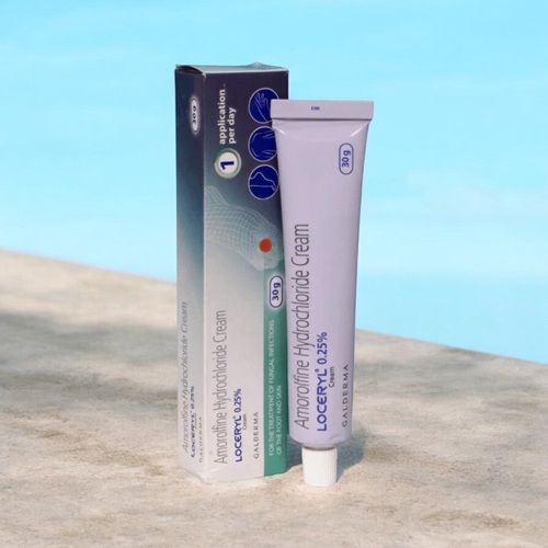 Loceryl Cream 30g tube close-up