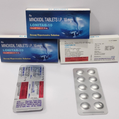 Lonitab 10 10 tablets back side packaging