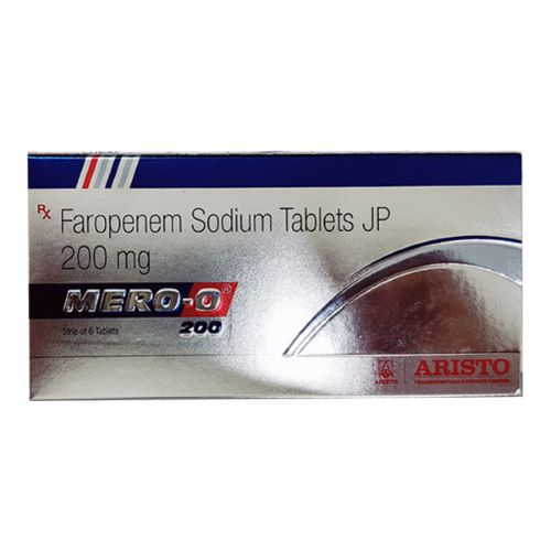 MERO-O 200mg (Etoricoxib) branded carton with dosage label and foil blister pack