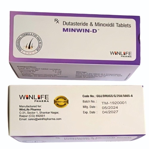 MINWIN-D blister strip with tablets